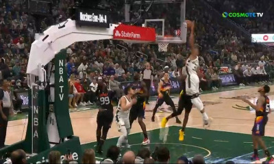 Γιάννης Αντετοκούνμπο: Άρχισε τα «μαγικά» στο Μπακς-Σανς (video)