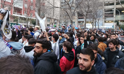 Ρεάλ-Παρί Σεν Ζερμέν: H μάχη ξεκίνησε από νωρίς - Τρομερή ατμόσφαιρα στο Σαντιάγκο Μπερναμπέου