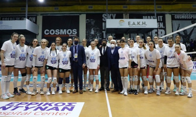 Final 4 Κυπέλλου Βόλεϊ: «Μπλοκ» στον πόλεμο από Παναθηναϊκό και ΑΟ Θήρας! (photos)