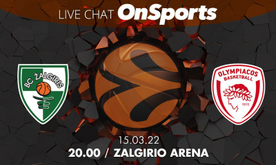 Live Chat Ζαλγκίρις-Ολυμπιακός 73-84 (τελικό)