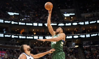 NBA: Υπέταξαν τους Τζαζ οι Μπακς - Σπουδαία εμφάνιση από Αντετοκούνμπο (photos+video)