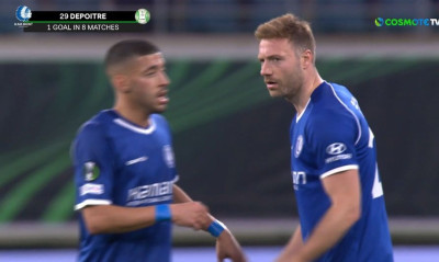 Γάνδη-ΠΑΟΚ: Πίεσαν ασφυκτικά οι Βέλγοι και ο Ντεπουάτρ στο 40' έκανε το 1-1 (video)