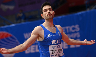 Παγκόσμιο Πρωτάθλημα Κλειστού στίβου: Δεν το έβαλε κάτω ο Τεντόγλου - «Πτήση» στα 8.55 και ρεκόρ
