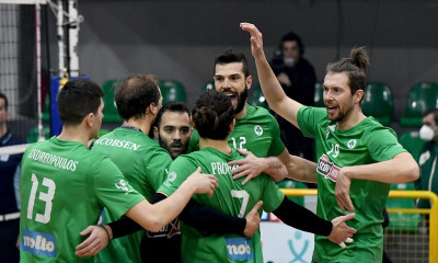 Volley League Ανδρών: «Θεμέλια» τίτλου για τον Παναθηναϊκό που… διέσυρε τον Ολυμπιακό (photos)