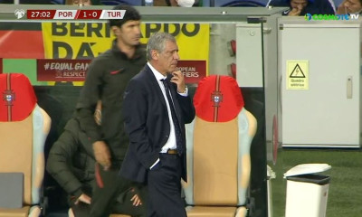 Απίστευτος Φερνάντο Σάντος - Πανηγύρισε την πρόκριση της Πορτογαλίας με τσιγάρο (video)