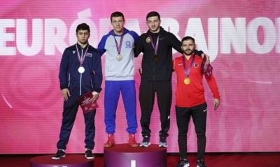 Πάλη: Έγραψε ιστορία ο Γιώργος Κουγιουμτσίδης - «Χρυσός» στο Ευρωπαϊκό της Ουγγαρίας