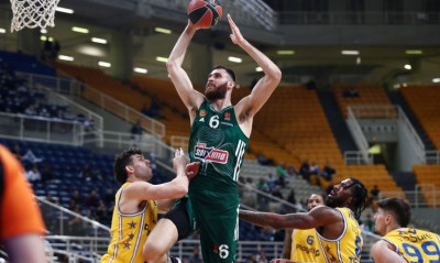 Παναθηναϊκός ΟΠΑΠ-Μακάμπι Τελ Αβίβ: «Γκρέμισε» την μπασκέτα ο Παπαγιάννης (video)