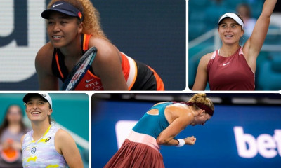 Miami Open: Σβιάτεκ, Οσάκα, Μπαντόσα και Κβίτοβα «φορτσάτες» στα προημιτελικά (videos+photos)