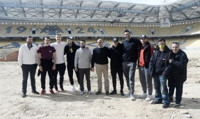 ΑΕΚ: Στην «Αγιά-Σοφιά» η ομάδα μπάσκετ - Η συνάντηση με τον Αραούχο (photo)