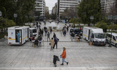Κρούσματα σήμερα: 21.102 νέα ανακοίνωσε ο ΕΟΔΥ - 60 θάνατοι και 351 διασωληνωμένοι