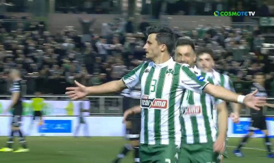 Παναθηναϊκός-ΠΑΟΚ: ΑΠΙΘΑΝΗ γκολάρα του Χουάνκαρ και 2-0 το «τριφύλλι»! (video)