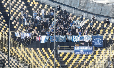 Άρης-ΠΑΣ Γιάννινα: Δυναμικό παρών οι οπαδοί οι Ηπειρώτες οπαδοί! (photos)