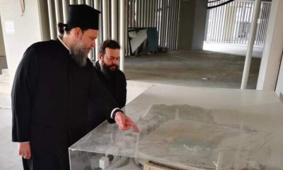 ΑΕΚ: Επίσκεψη του Μητροπολίτη Νέας Ιωνίας και Φιλαδελφείας Γαβριήλ στην «Αγιά Σοφιά»