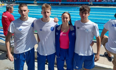 Κολύμβηση: Χρυσό και ασημένιο μετάλλιο για τα «γαλανόλευκα δελφίνια» στη Λεμεσό