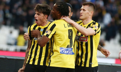 ΑΕΚ-Άρης: Ισοφάσισε με γκολάρα και ξέσπασε στην κάμερα ο Ρότα  (photos+videos)