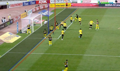ΑΕΚ-Άρης: Με «τσαφ» και VAR το 1-2 - Η επίμαχη φάση στο γκολ του Σάσα (video)