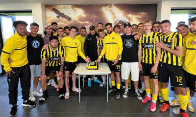 ΑΕΚ: Γιόρτασε με πεντάρα η ομάδα Β τα 98α γενέθλια (photos+video)