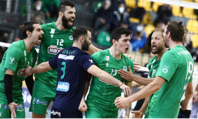 Volley League Ανδρών: Νίκη τίτλου για τον Παναθηναϊκό που «σάρωσε» τον ΠΑΟΚ με 3-0 σετ