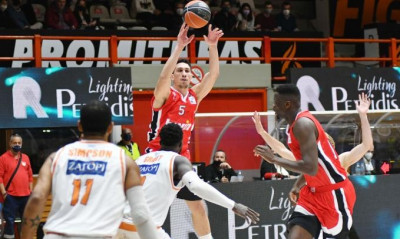 Προμηθέας-Ολυμπιακός: Τα highlights της «ερυθρόλευκης» νίκης στην Πάτρα (video)