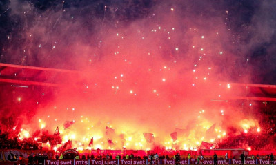 Ερυθρός Αστέρας-Παρτιζάν: Πήρε φωτιά το Βελιγράδι στο ντέρμπι της Σερβίας (vids)