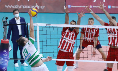 Live streaming Ολυμπιακός-Παναθηναϊκός 1-3 σετ (Τελικό)