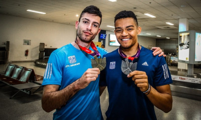 Μίλτος Τεντόγλου και Εμμανουήλ Καραλής στο «Μίτινγκ Αλμάτων» στην Καλλιθέα