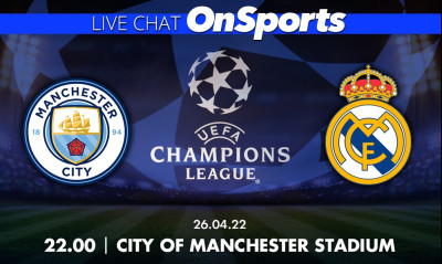 Live Chat Μάντσεστερ Σίτι-Ρεάλ Μαδρίτης 4-3 (τελικό)