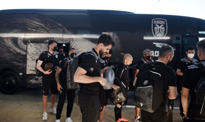 ΠΑΟΚ: Αναχώρηση για Αθήνα και πρόκριση (Photos)