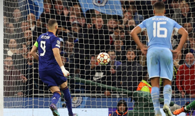 Champions League: «Φωτοβολίδα» Μπερνάντο Σίλβα, πέναλτι Μπενζεμά και 4-3! (Videos)