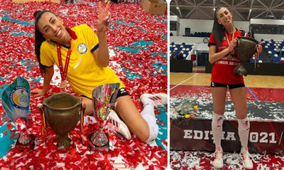 Βόλεϊ - Άλμπα Μπλαζ: Τρεμπλούχος Ρουμανίας και… τρισευτυχισμένη η Όλγα Στράντζαλη (photos)