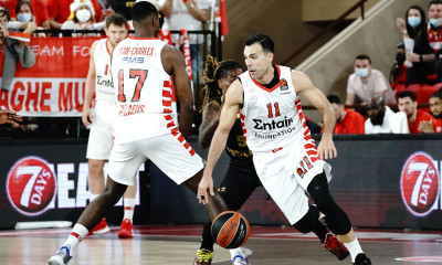 Μονακό-Ολυμπιακός 83-87: Με υπογραφή Σλούκα, ένα βήμα από το Final-4!