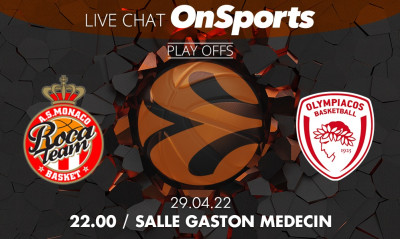 Live Chat Μονακό - Ολυμπιακός 78-77 (τελικό)