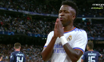 Ρεάλ Μαδρίτης-Μάντσεστερ Σίτι: Τεράστια ευκαιρία ο Βινίσιους για το 1-0 στα 10''! (vid)