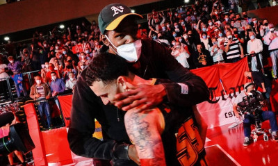 Ολυμπιακός-Μονακό: Στο ΣΕΦ ο Κέβιν Ντουράντ δίπλα στον Σπανούλη