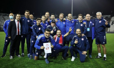 Η βαθμολογία των play offs της Super League: Πρωταθλητής ο Ολυμπιακός, κοιτάζει πίσω του ο ΠΑΟΚ