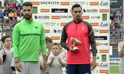 Βέροια-Λεβαδειακός: Οι κορυφαίοι της σεζόν βραβεύτηκαν πριν τη σέντρα του πρώτου μπαράζ