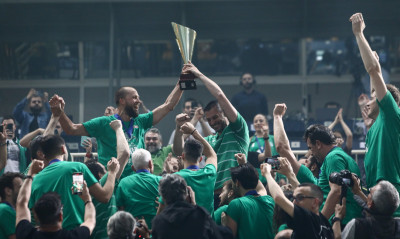 Παναθηναϊκός: Το σήκωσε και αυτό - Χαμός στο ΟΑΚΑ στην απονομή του League Cup (photos)