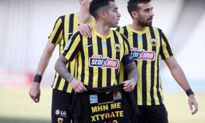 Άρης-ΑΕΚ: Στο μνημείο του Άλκη ο Σέρχιο Αραούχο - Η σπουδαία κίνηση του Αργεντίνου φορ (video)