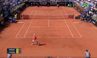 Φανταστικό ξεκίνημα από τον Τζόκοβιτς με διπλό break - Ξέσπασε στην ρακέτα του ο Τσιτσιπάς