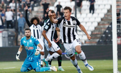 ΠΑΟΚ-Παναθηναϊκός: Μονόλογος του «Δικεφάλου» το πρώτο ημίχρονο και 2-0 με Σβαμπ, Άκπομ (photos)