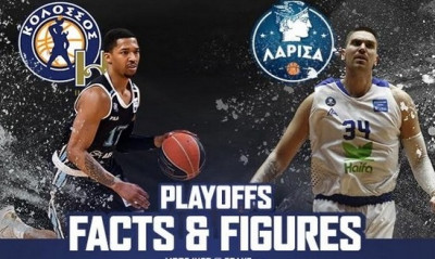 ΕΣΑΚΕ: Η Λάρισα έχει διπλάσιες νίκες απέναντι στον Κολοσσό!