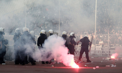 Τελικός Παναθηναϊκός-ΠΑΟΚ: To χρονικό της έντασης στο ΟΑΚΑ  (vids+pics)