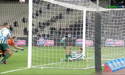 Τελικός Παναθηναϊκός-ΠΑΟΚ: Σωτήρια επέμβαση από Κώτσιρα σε κενή εστία (video)