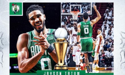 NBA: MVP των τελικών της Ανατολής ο Τζέισον Τέιτουμ (video)