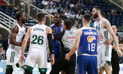 Παναθηναϊκός ΟΠΑΠ-Λάρισα: Επεισόδιο με Νέντοβιτς και Κρουμπάλι μετά το ξέσπασμα του Παπαγιάννη (vid)