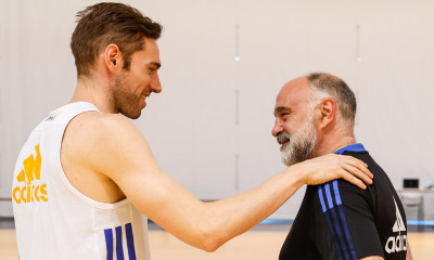 Ρεάλ Μαδρίτης: Επίσκεψη του Λάσο στην προπόνηση (photos+video)