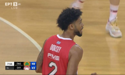 Παναθηναϊκός ΟΠΑΠ-Ολυμπιακός: Τα μεγάλα τρίποντα του Ντόρσεϊ