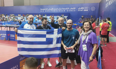 Μεσογειακοί Αγώνες: Χάλκινο μετάλλιο για την εθνική ανδρών στο πινγκ πονγκ (video)