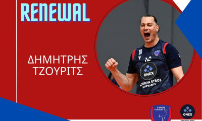 Volley League - Φοίνικας Σύρου ΟΝΕΧ: Στους «Πειρατές» παρέμεινε ο Δημήτρης Τζούριτς