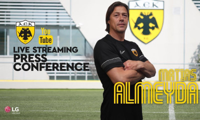 Live streaming η συνέντευξη Τύπου του Ματίας Αλμέιδα